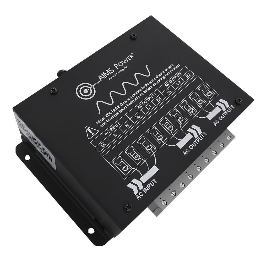 AIMS Energy Management Switch - Prevents Outlets from Tripping - EMS18A
