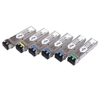 LYAART DWDM Gigabit SFP Optical Module 1.25G DWDM-SFP-40KM Single Mode Dual Fiber (Size : 80KM)