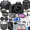 Nikon D3500 DSLR Camera with AF-P 18-55mm VR Lens Kit, 2x 64GB Memory Cards, Wide Angle & Telephoto Lenses, 3pc Filter Kit, Flash, Tripod & Photo Bundle view 1