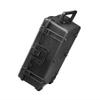 MyCaseBuilder Doro 2918-11W Heavy-Duty Waterproof Hard Case, for Electronics, Cameras, Drones, Guns, Industrial Equipment - No Foam, Wheels, 29x18x11 Inch, Black view 2