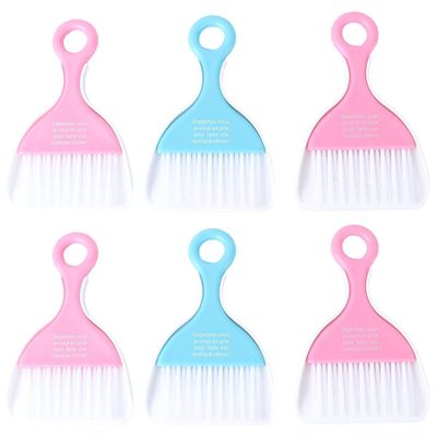 PartyKindom 6pcs Miniature Keyboard Dust Cleaning Portable Broom Dustpan for Desktop for Home Office Use Mixed Color Lightweight Efficient Cleaning Tools