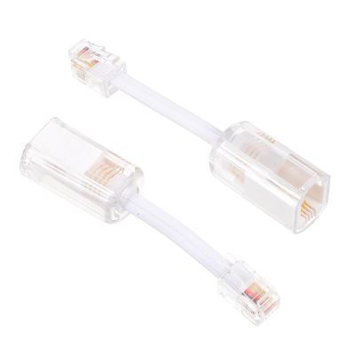 2 Pcs Telephone Cord Detangler - Anti-Tangle Telephone Handset Cable White Accessory - 360 Degree Rotating Landline Swivel Cord Untangler