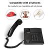 2 Pcs Telephone Cord Detangler - Anti-Tangle Telephone Handset Cable White Accessory - 360 Degree Rotating Landline Swivel Cord Untangler view 2