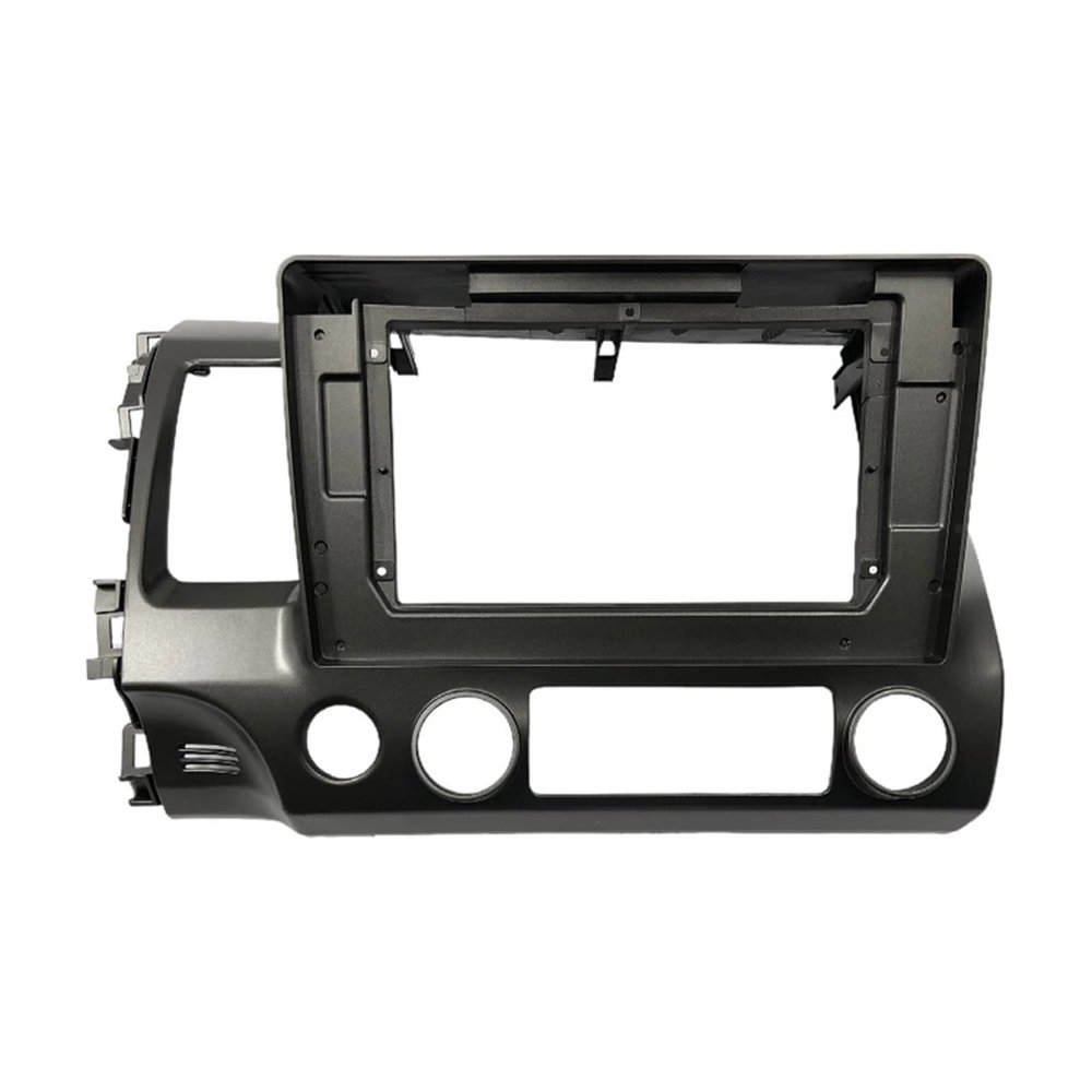 10.1 Inch Car DVD Frame Audio Dash Trim Kits Facia Panel Radio Player Screen 2 Din Compatible with Honda Civic 2006-2011 Left Stereo Radio Kit (Color : Only Frame)