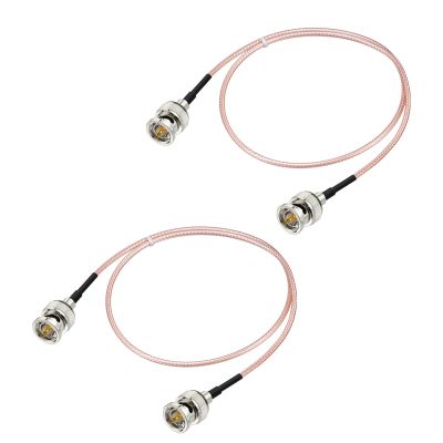 Yuslao 3G SDI Cable 20inch (50cm) 75 Ohm BNC Male to Male Thin and Flexible RG179 SDI Video Cable for Antenna Video Splitters Camera Monitor CCTV System etc (2-Pack)