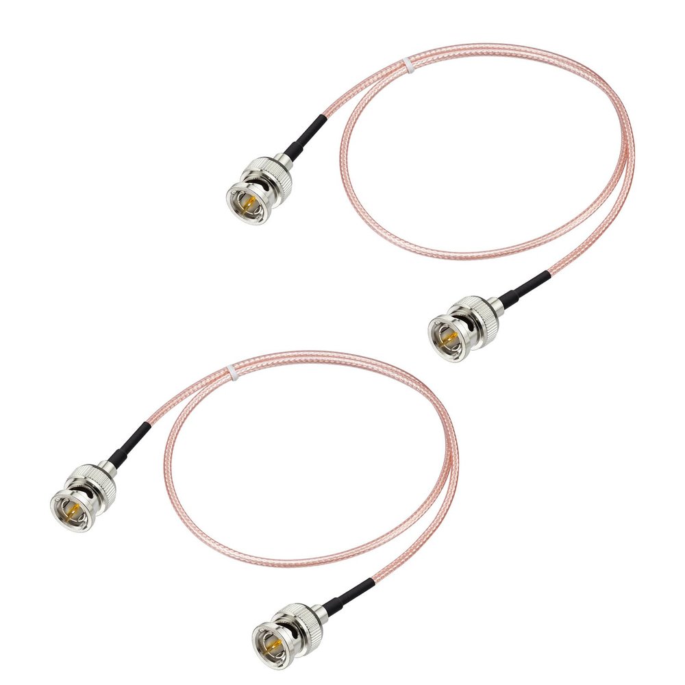 Yuslao 3G SDI Cable 20inch (50cm) 75 Ohm BNC Male to Male Thin and Flexible RG179 SDI Video Cable for Antenna Video Splitters Camera Monitor CCTV System etc (2-Pack)