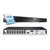ZOSI 4K 24CH Network Video Recorder, 24 Channel 16-Port 8MP Dual-Disk Backup POE NVR Surveillance System, Pre-Installed 4TB Hard Drive, 24/7 Recording, Only Work with 4K/5MP/4MP/3MP HD ZOSI PoE Camera view 1