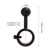Cyrank Diving Light Arm Mount Clip, Flashlight Holder for Underwater Photography Fill Light Joint Adjustable Holder Clamp for 2834mm Torch view 2