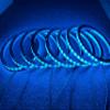 8PCS 8" RGB Changing Car LED Speaker Ring Light Kit Color Shift Coxial Speaker Rings Spacer Ring Light Can Controlled by Remote and Bluetooth APP Simultaneously view 1