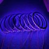 8PCS 8" RGB Changing Car LED Speaker Ring Light Kit Color Shift Coxial Speaker Rings Spacer Ring Light Can Controlled by Remote and Bluetooth APP Simultaneously view 4