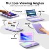 Baisla iPad 9th Generation Case with Keyboard 10.2" (2021), 360 Rotatable with Trackpad & Rainbow Backlit, iPad Keyboard case for 9th/8th/7th, iPad Air 3, iPad Pro 10.5 (Metallic Purple) view 4