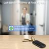 DoHome 2 Pack Key Finder Bluetooth Tracker Work with Apple Find My IP67 Waterproof, Privacy Protection, Anti Lost Notification, Item Locator for Keys, Pets, Bags, Suitcase and More iOS Only Black view 3