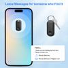 DoHome 2 Pack Key Finder Bluetooth Tracker Work with Apple Find My IP67 Waterproof, Privacy Protection, Anti Lost Notification, Item Locator for Keys, Pets, Bags, Suitcase and More iOS Only Black view 4