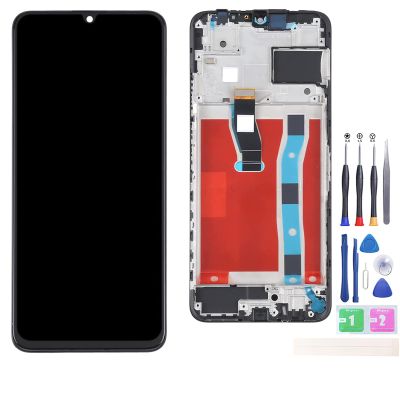 Jinyan LCD Screen for Hua-wei Enjoy 50 LCD Display + Outer Glass Touch Screen Digitizer Full Assembly Replacement (Black with Frame)