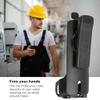 Belt Clip 90 Degree Rotatable for DTR620 DTR650 DTR550 DTR410 Two Way Radio, Hands, Material, and view 3