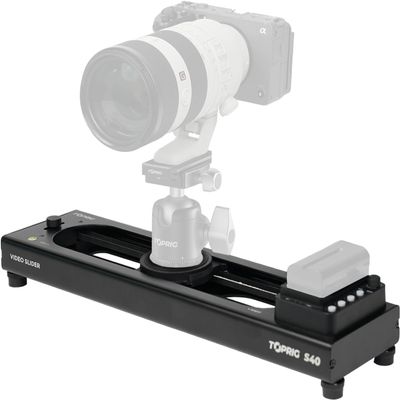 Accsoon Toprig S40 Camera Slider,15inch Speed Control,Time-Lapse,AB Points Setting,App Control,120 Panoramic Shooting