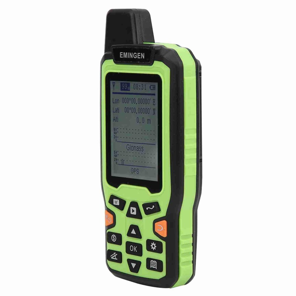 EM90 Mini Portable Handheld Navigation Track Land Area Meter Land Surveying Machine Mini Handheld Units Land Survey Measuring Instrument US Plug 100 to 240V