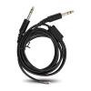 Aviation Headset Cable GA Dual Plug for David Clark AVCOMM, Aviation Headset Replacement Cable 3/16inch Microphone Plug PJ-068 and 1/4inchSpeaker Plug PJ-055 view 1