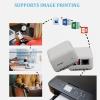 Jectse USB 2.0 Network Print Server, Network Cable Connection, Print Server Supporting Image Printing, Maximum Support 256GB, for Linux 3.4 for or Higher for Android for iOS(NO view 2