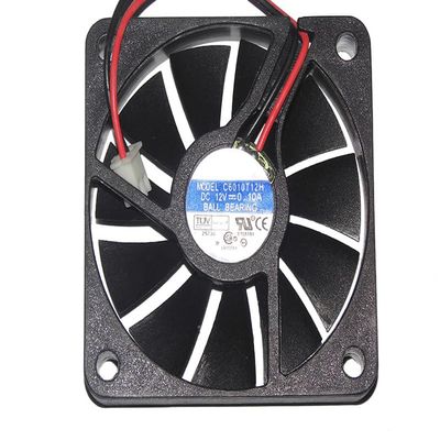 Zyvpee 6010 C6010T12H 12V 0.1A 2Wire Cooling Fan
