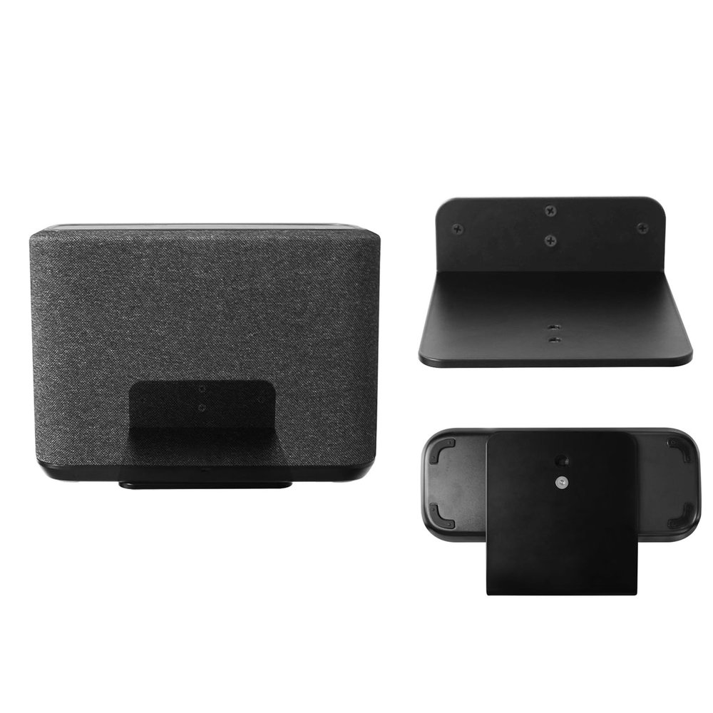 Metal Wall Mount Bracket Soundbar Holder Compatible with Denon Home 350/250 Wireless Speaker,Black