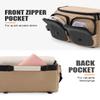 Cwatcun Camera Bag Camera Crossbody Shoulder Messenger Case, Travel Photography Bag for Men/Women with Tripod Holder for Canon, Nikon, Sony, Fuji DSLR/SLR/Mirrorless Cameras, Lens and Accessories view 3