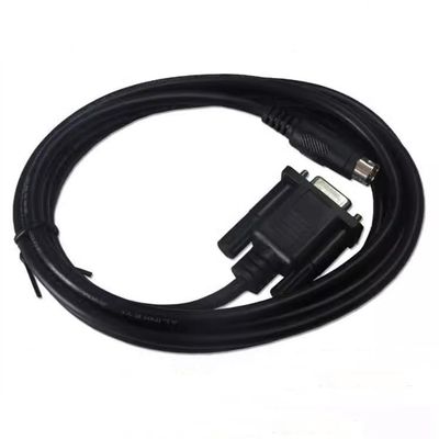 Suitable for SC-11 PLC Programming Cable FX Series Programming Uploading Downloading Programs Black 2m