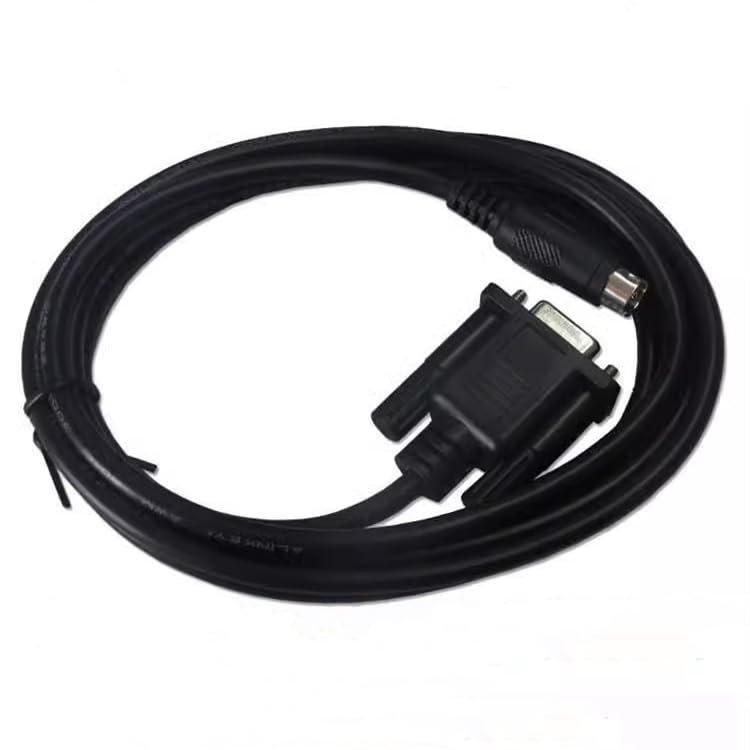 Suitable for SC-11 PLC Programming Cable FX Series Programming Uploading Downloading Programs Black 2m