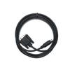 FX-50DU-CAB0 for PLC Communication Cable Touch Panel F940 F930 F920 Series Connections FX Series Black Length 2 Meters view 1