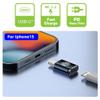 NFHK USB-C Type C Male to 8P Female 27W Power 480Mbps Data Adapter Compatible with iPhone 15 & Andtoid & Tablet view 4