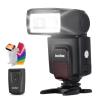 GODOX TT520 II Universal On-Camera Flash Speedlite with AT-16 Wireless Trigger Transmitter GN33 S1/S2 Modes Compatible for Canon Nikon Pentax Olympus Fujifilm Panasonic DSLR Cameras with Hot Shoe view 1