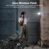 GODOX TT520 II Universal On-Camera Flash Speedlite with AT-16 Wireless Trigger Transmitter GN33 S1/S2 Modes Compatible for Canon Nikon Pentax Olympus Fujifilm Panasonic DSLR Cameras with Hot Shoe view 3