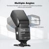 GODOX TT520 II Universal On-Camera Flash Speedlite with AT-16 Wireless Trigger Transmitter GN33 S1/S2 Modes Compatible for Canon Nikon Pentax Olympus Fujifilm Panasonic DSLR Cameras with Hot Shoe view 4