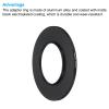PATIKIL 46mm-77mm Metal Step Up Ring with Cleaning Cloth, 2 Pack Camera Lens Filter Adapter Ring Aluminum Filter Adapter Ring for Camera Lenses Hood, Black view 4