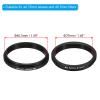 PATIKIL 40.5mm-37mm Metal Step Down Ring with Cleaning Cloth, 2 Pack Camera Lens Filter Adapter Ring Aluminum Filter Adapter Ring for Camera Lenses Hood, Black view 2