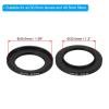PATIKIL 30.5mm-40.5mm Metal Step Up Ring with Cleaning Cloth, 2 Pack Camera Lens Filter Adapter Ring Aluminum Filter Adapter Ring for Camera Lenses Hood, Black view 2