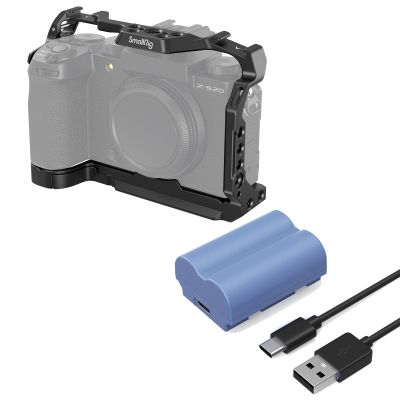 Bundle: SmallRig Camera Cage for FUJIFILM X-S20 and SmallRig NP-W235 Camera Battery