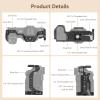 Bundle: SmallRig Camera Cage for FUJIFILM X-S20 and SmallRig NP-W235 Camera Battery view 2