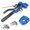 BDJSN Stainless Steel Cable Tie Banding Tools, Heavy Duty Cable Tie Tensioner Banding Strapping Packaging Kit, with 30 Meters of Tape and 100 Buckles for Fastening and Cutting Metal Cable Ties view 1