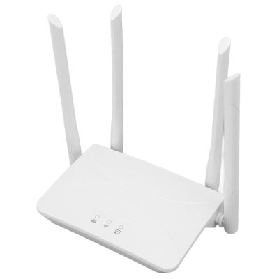 4G LTE Router SIM Card Slot, Unlocked Internet Router, 300Mbps Speed, 4 Antennas, Covers 300?500m, Connects 16 Devices (US Plug)