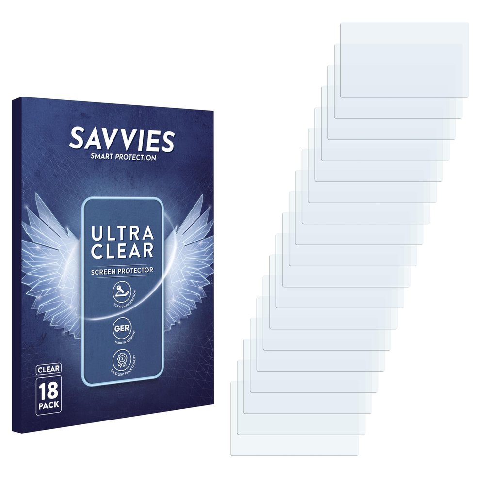 Savvies Screen Protector Compatible with easypix W3048 Protection Film Clear 18-Pack