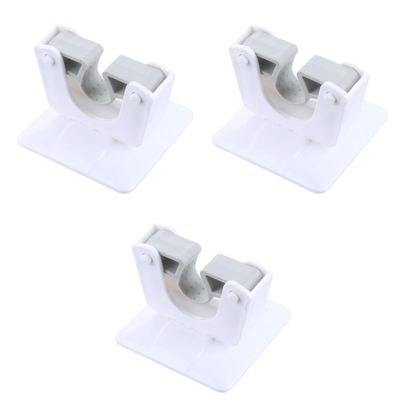 DOITOOL 3sets Broom Storage Wall Mount Mop Holder Adhesive Organizer Aesthetic for Kitchen 2pcs*3