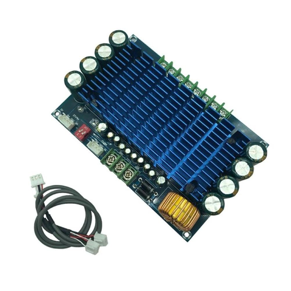 Compact 12V Power 4 Channel Car AudiosAmplifier Board Noise Reduction for Clear Stable Music Output XH-M180 TDA7850 Four Channel Amplifier Professional Car Engineer Private Business Car Upgrade
