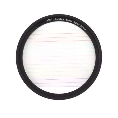 49-82mm Camera Streak Filter, Night Scenes Colorful Streak Star Filter Micro SLR Camera Dot to Line Filters Special Effects Camera Filters for Night (62mm)