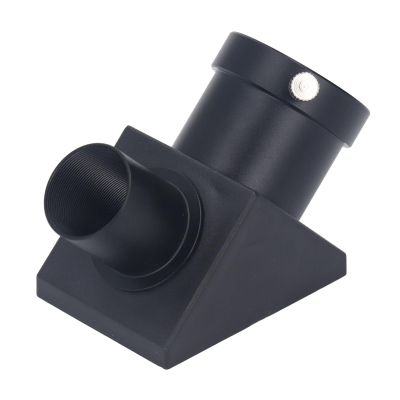 1.25 inch 90 Degree Diagonal Mirror, Fully Coated Lens with Dust Cover 90 Degree Diagonal Adapter for 1.25 Inch Eyepiece, 0.965 Inch Telescope Focuser