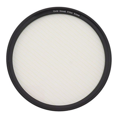 49-82mm Camera Streak Filter, Night Scenes Gold Streak Filter Light Effect Filter Special Effects Camera Filters for Night (82mm)