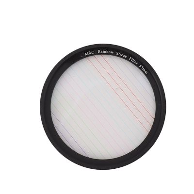 49-82mm Camera Streak Filter, Night Scenes Colorful Streak Star Filter Micro SLR Camera Dot to Line Filters Special Effects Camera Filters for Night (55mm)