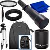Ultimaxx 650-1300mm (w/ 2X- 1300-2600mm) Telephoto Zoom Lens Kit for D5, D4, D3, Df, D850, D810, D800, D750, D610, D7500, D7200, D5600, D5500, D5300, D3500, D3400, D3300, D3200 view 1