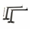 ELICNA 2PC Bronze Lid Support Hinges, Kitchen Cabinet Door Support Rods, Adjustable Hinges, Furniture Hardware Accessories with Screws. view 2