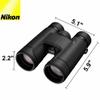 Nikon PROSTAFF P7 8x42 (16772) Black Binoculars Bundle with Lens Pen and Cleaning Cloth, Compact Binoculars for Adults for Hunting, Bird Watching, and Hiking Essentials, Zoom Lightweight Travel view 2